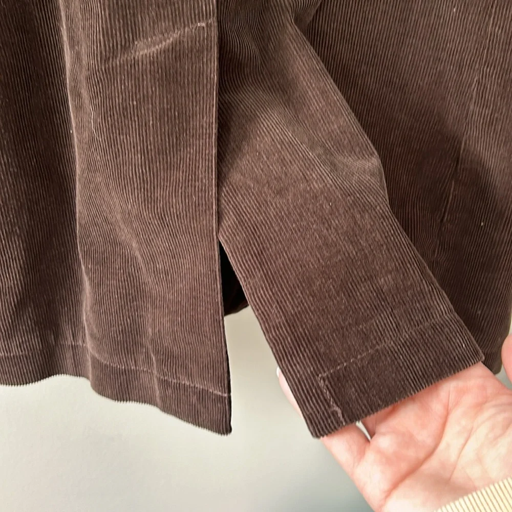 J. Crew Men’s Vintage Cord Corduroy Blazer Jacket Chocolate‎ Brown Size Large